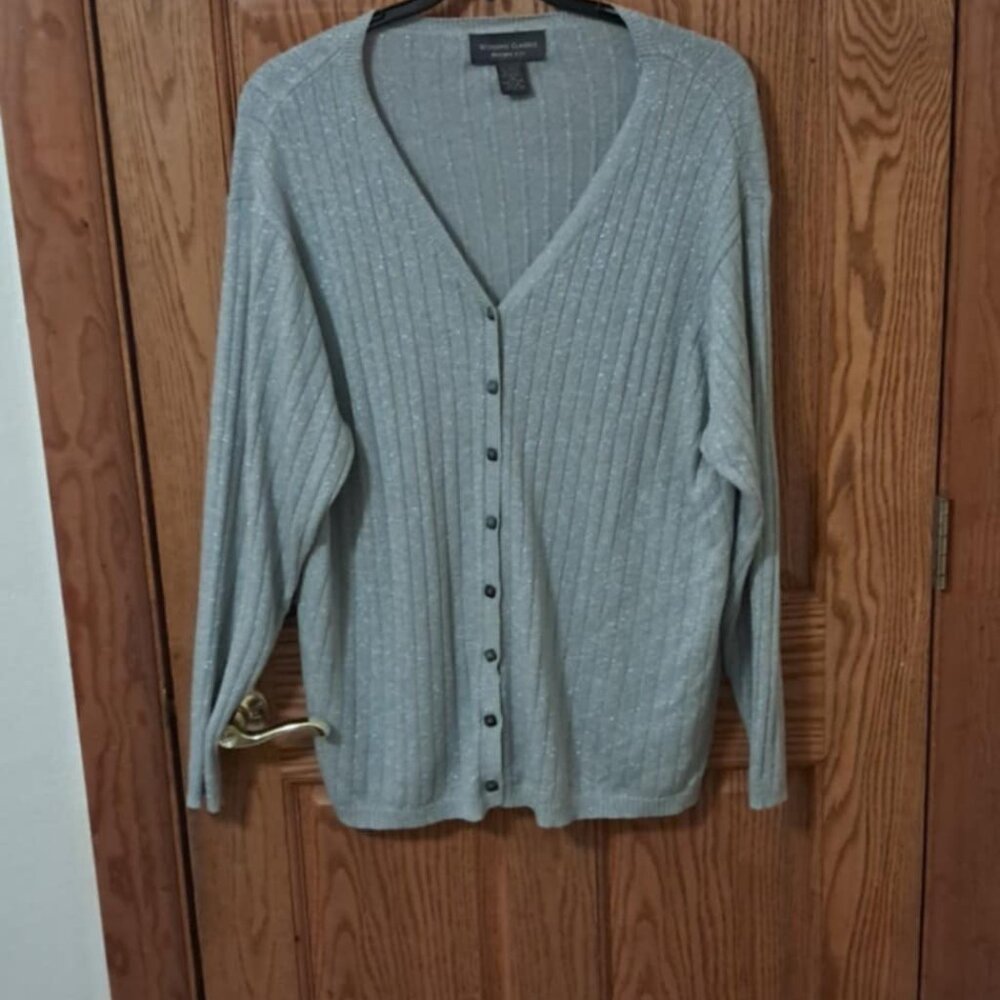 WORKING CLASSICS WOMENS CADIGAN SWEATER SIZE  22/24